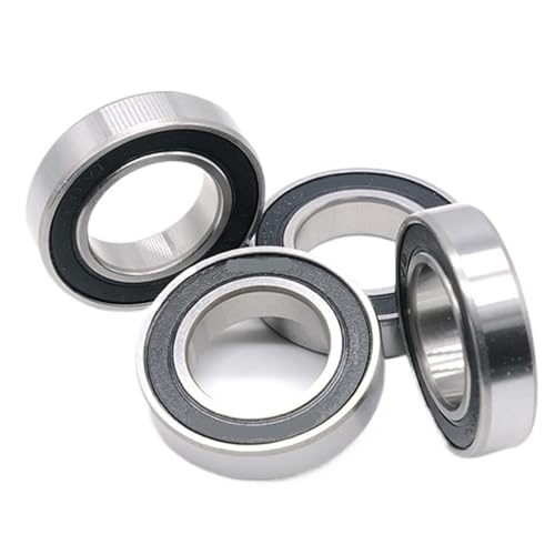 Deep Groove Double Rubber Seal Bearings 4 Pieces Bearing 163110 16x31x10 163110-2RS 163010 Shielding Ball Bearing Bicycle Bearing Axis Flower Drum Bearing