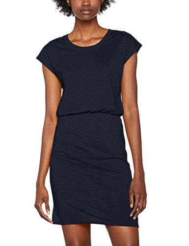 ICHI UTTA DR Vestido, Azul (Total Eclipse 14044), 42 (Talla del Fabricante: L) para Mujer
