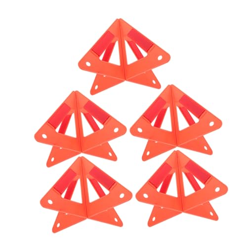 Triangles de signalisation réfléchissants pliables x5 pour la sécurité de votre véhicule