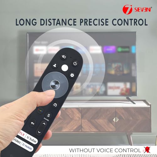 Image of 7SEVEN Compatible with Vu Google Smart Tv Remote Suitable for Original Model 43CA 65CA 43VIBE 50VIBE 55VIBE 65VIBE Vibe Tv and Premium Series QLED UHD 4K Television, No Voice Command Feature