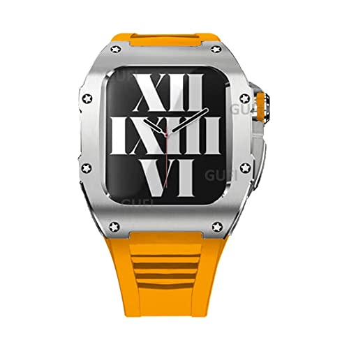 Bracelet boîtier iWatch sport chic CZKE kit modification acier 44mm