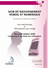 Download QCM de raisonnement verbal et numérique des concours des institutions européennes : Une méthodologie et 180 questions avec corrigé PDF