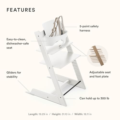 stokke tripp trapp high chair with baby set