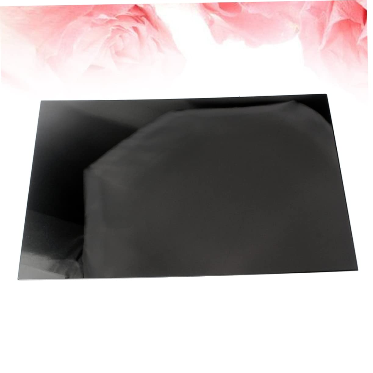 Yardwe Self Adhesive Acoustic Guitar Pickguard Material Sheet Ply Blank Pickguard for DIY Non Deformation and Scratch Resistant for Guitar and Bass