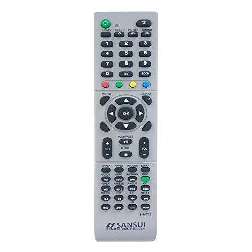 Image of LipiWorld SMT-22 LCD LED TV Remote Control Compatible for Sansui TV (Old Model, Exactly Same as Original)