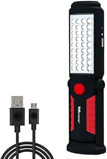 Rechargeable Work Light, Wolfteeth Inspection Lamp, Magnetic Torches Led Super Bright, Emergency Backup Lights Mechanic Tools Camping Flashlight, Gifts for Men Husband