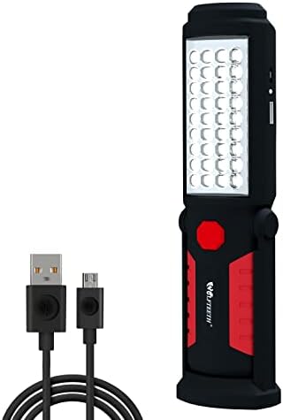 Wolfteeth LED Work Light, Rechargeable Magnetic Flashlights for Mechanics, 360° Rotate Underhood Light, Mens Tools for Father's Day Birthday Summer Holiday Gift