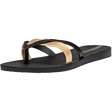 Ipanema Women's Kirei Fem Flip-Flop in Black Gold Cover