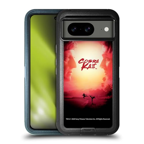 Coque antichoc Google Pixel 8 Cobra Kai étui ultra-blindé avec protection écran surélevée