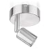 Produktbild ledscom.de Deckenleuchte/Wandleuchte LUNARA, edelstahl matt, 1x GU10 max. 25W