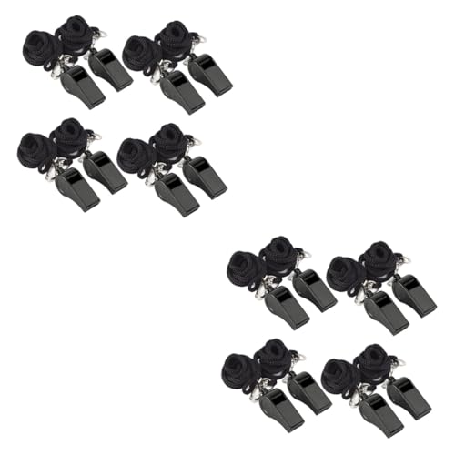 Set de silbatos de emergencia metálicos para árbitros y deportes miniatura 1