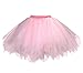 Produktbild FEOYA Damen Tutu Unterkleid 50er Retro Petticoat Kurz Ballett Tanzkleid Party Minirock Mehrschichtige Tüllrock Tütü Cosplay Unterrock