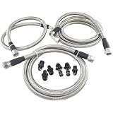 Autoutfit Transmission Cooler Lines Kit Heavy Duty Hose Compatible with Dodge Ram 47RE 1996 1997 1998 1999 2000 2001 2002