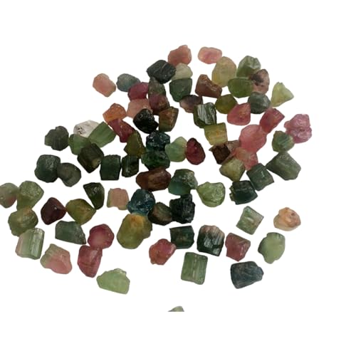 Tourmaline pour bijoux haut de gamme sous forme de pierres brutes naturelles de 6 à 9 mm PDG23