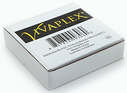Vivaplex, 50, Clear, Empty, 5 Gram Plastic Pot Jars, Cosmetic Containers. #TOP1