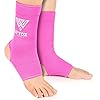 WYOX-Ankle-Wraps-Support-Boxing-Gear-for-Men-Women-Muay-Thai-Ankle-Support-Kickboxing-Wraps-Gym-Ankle-Support-Pair WYOX Ankle Wraps Support Boxing Gear for Men Women Muay Thai Ankle Support Kickboxing Wraps Gym Ankle Support (Pair) (Pink, L/XL (Women 7.0-10.5/ Men 6.0-9.5))