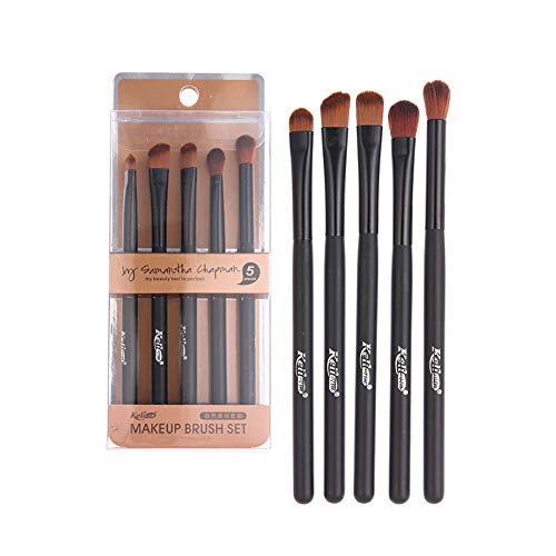 Clest F&H 5PCS Beauty Makeup Tools Multifunctional Portable Makeup Brush Set Women Girls' Eyeliner Eyelash Eyeshadow Brush-2
