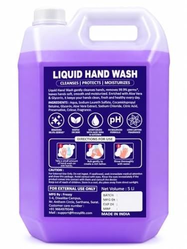 Image of FRESSY Lavender Hand Wash Liquid, 5L