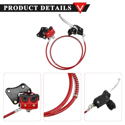 Image of PRO BAT Front Disc Hydraulic Brake Master Cylinder Caliper Assembly