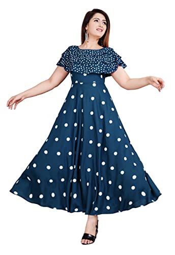 Image of Women's Polka Dot Fit and Flared Royon Dress
