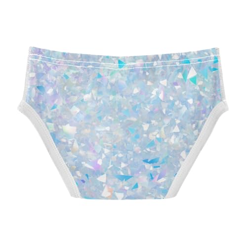 KLL Sliver Glitter Texture Silver Sparkle Baby Boys Comfort Underwear Briefs Cute Children Undies2