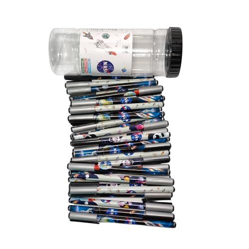 Image of Submarine 3026, 30 pcs Ball pens set for School and Office stationery, Original Design Approved by NASA, Black Ink Refill, Value Saver Pack, Multicolored, Perfect for corporate gifting