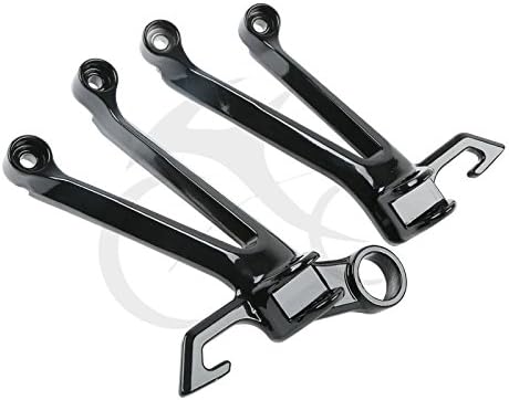 XMT-MOTO Rear Passenger Foot Peg Footrest Bracket Set for SUZUKI GSXR1000 2005 2006