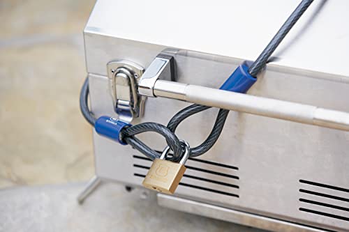 Brinks - 15 Ft X 3/8" Flexible Steel Loop Cable - Heavy Duty Vinyl Wrap For Corrosion Protection #TOP4