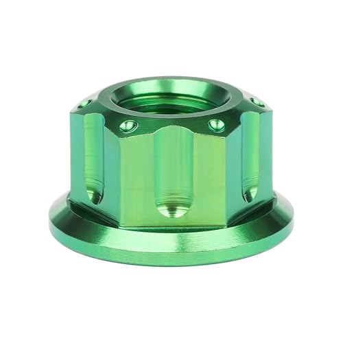 Image of Titanium M6 M8 M10 M12 M14 M16 Flange Bolt Nut Bicycle Motorcycle Rear Axle Car Modification Accessories Pack of 6 (M8 Pitch 1.25mm, Green)