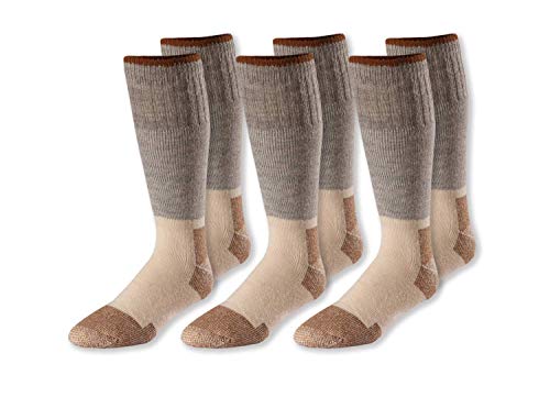 Multi Pack Fox River Steel-Toe Wool Boot Men`s Heavyweight Mid-calf Socks