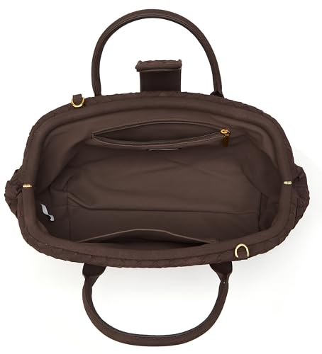 Bolso Tote tejido de ante para mujer miniatura 5