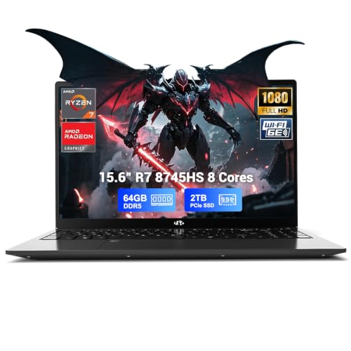 Image of NIMO 15.6 AI Creator Laptop, 8-Core AMD Ryzen 7 8745HS 64GB RAM 2TB SSD