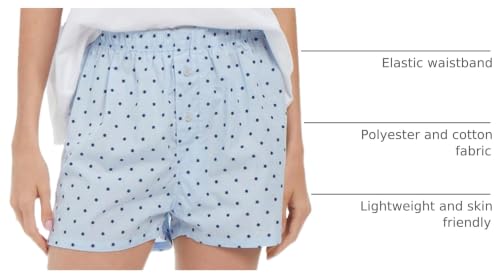 Image of Yuemengxuan Y2k Plaid Shorts Baggy Boxer Shorts for Women Elastic Waist Casual Lounge Bottom Gingham Pajama Shorts Sleepwear