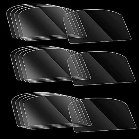 NA Woohome 25 PCS Transparent Cake Cream Scraper Plastic Cake Scraper Decorating Clear Icing Comb Contour Decorating Set for Bread Pastry Cake Decorating Supplies DIY Kitchen Bakery Baking Tool Cover