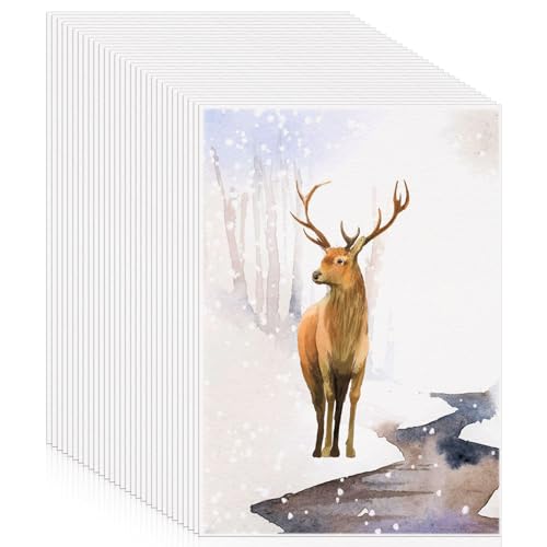 120 Sheets Watercolor Paper, 7 x 10 in, 140 Lb/300 GSM, Cold Press