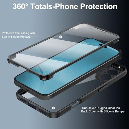 Coque pour Apple 17 intégrale 360° transparente et robuste couleur vert - 2