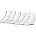 Under Armour Men's Charged Cotton No Show Socks (Pack of 6), White, Medium