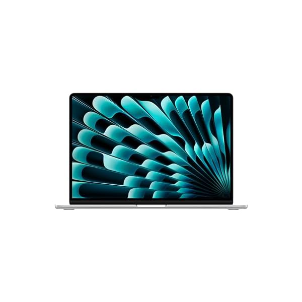 Apple 2024 MacBook Air 15-inch Laptop with M3 chip: Built for Apple Intelligence, 15.3-inch Liquid Retina Display, 8GB Unified Memory, 512GB SSD Storage, Backlit Keyboard, Touch ID; Silver