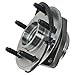 TRQ Front Wheel Bearing & Hub Assembly with ABS Sensor Compatible with 2007-2017 Jeep Wrangler 2018 Wrangler JK