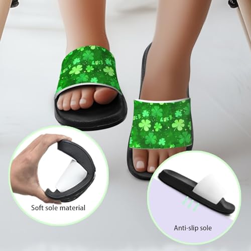 Image of Boy & Girls Slide Sandals Kids Shower Shoes Non Slip Summer Slippers Beach Sandals