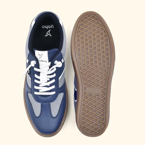 Image of YOHO Stride Men's Trendy Colour-Blocked Slip-On Sneakers (SoS)
