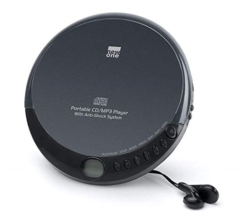 New ONE D900 - Reproductor CD, Color Plata