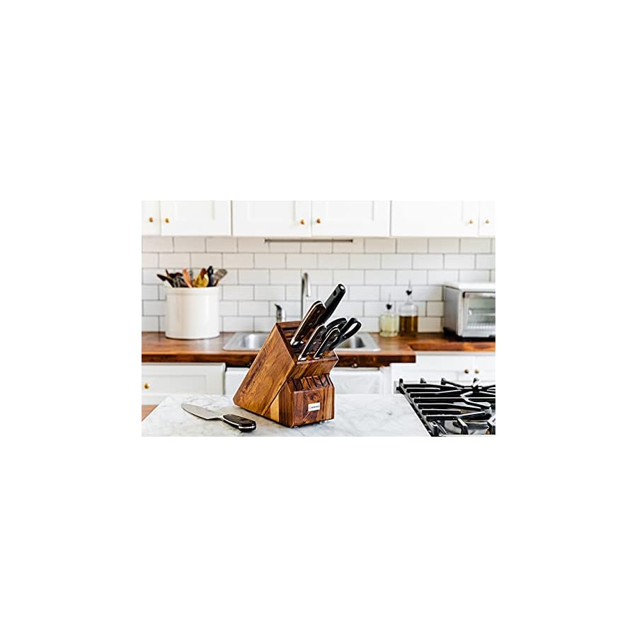 Wusthof-8727-Crafter-Block-Set-7-Piece-Acacia WÜSTHOF Crafter 7 Piece Acacia Block Set
