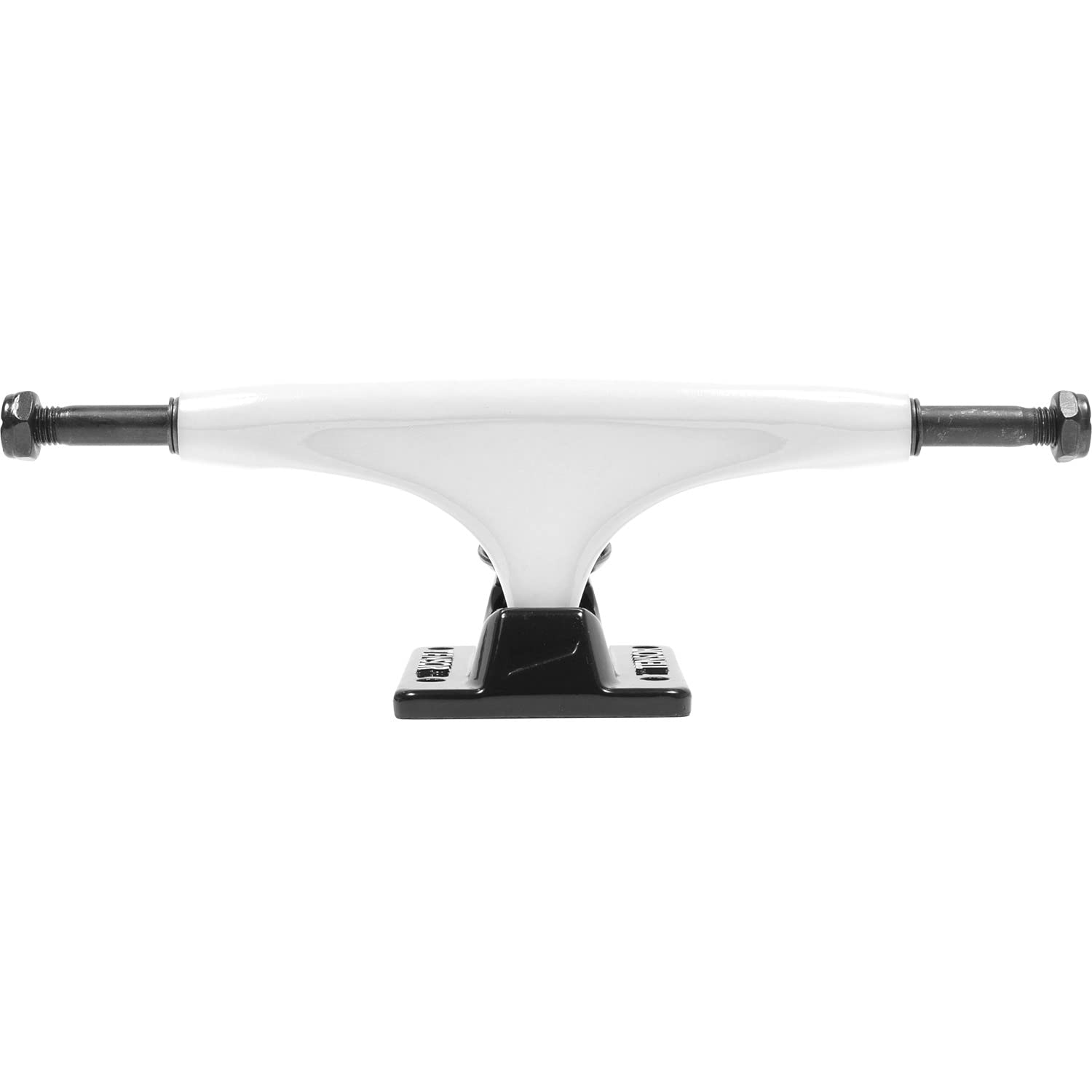Tensor Trucks Alloy White/Black Skateboard Trucks - 5.0