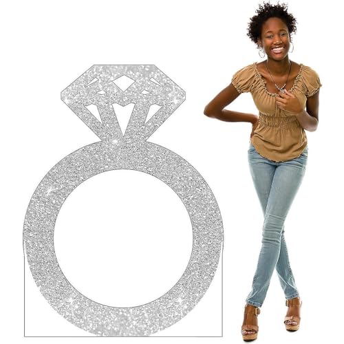 Fun Express 44" x 60" Engagement Ring Backdrop Cardboard Cutout