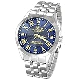 J.H-082A-MNV・4石天然ダイヤモンド付・ソーラー電波時計