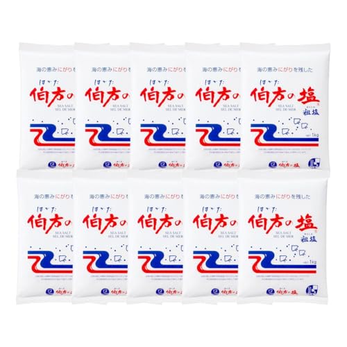 業務用 伯方の塩 粗塩 1kg×10袋(10kg)