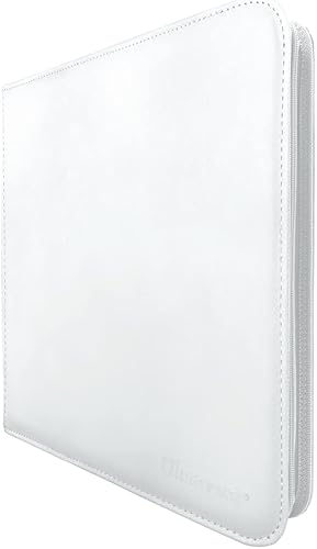 Miniatura 2 de Ultra PRO - Vivid PRO-Binder con cremallera de 12 bolsillos blanco - Protege 480 tarjetas de tamaño estándar en bolsillos laterales de carga,