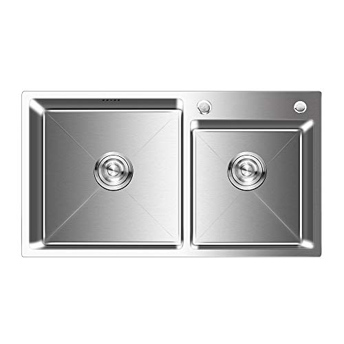 Auralum Lavello da cucina in Acciaio Inox