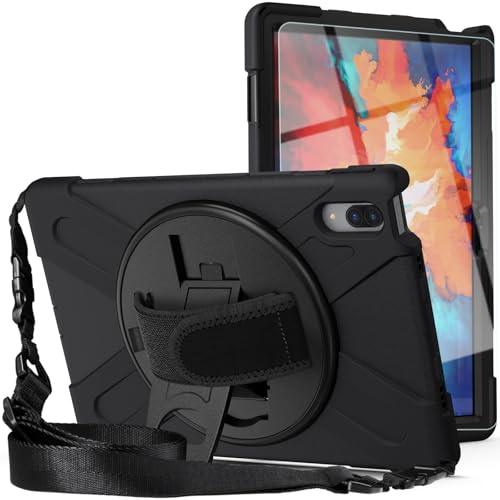Coque antichoc Lenovo Xiaoxin Pad 11.5 TB-J706F anti-chute avec poignée rotative et sangle